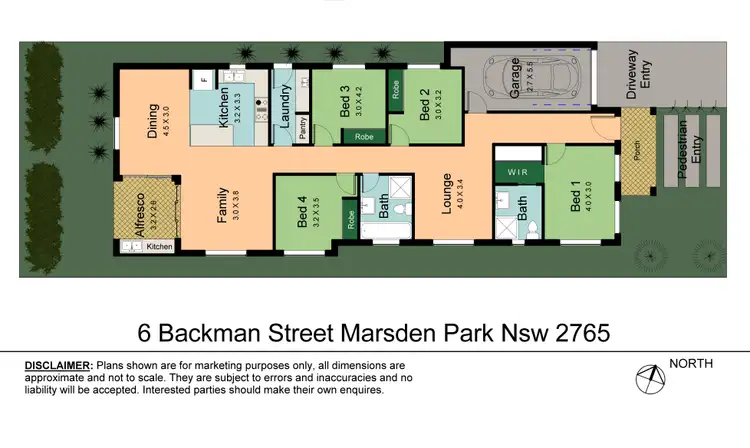 Floorplan of Homely house listing, 6 Backman Street, Marsden Park NSW 2765