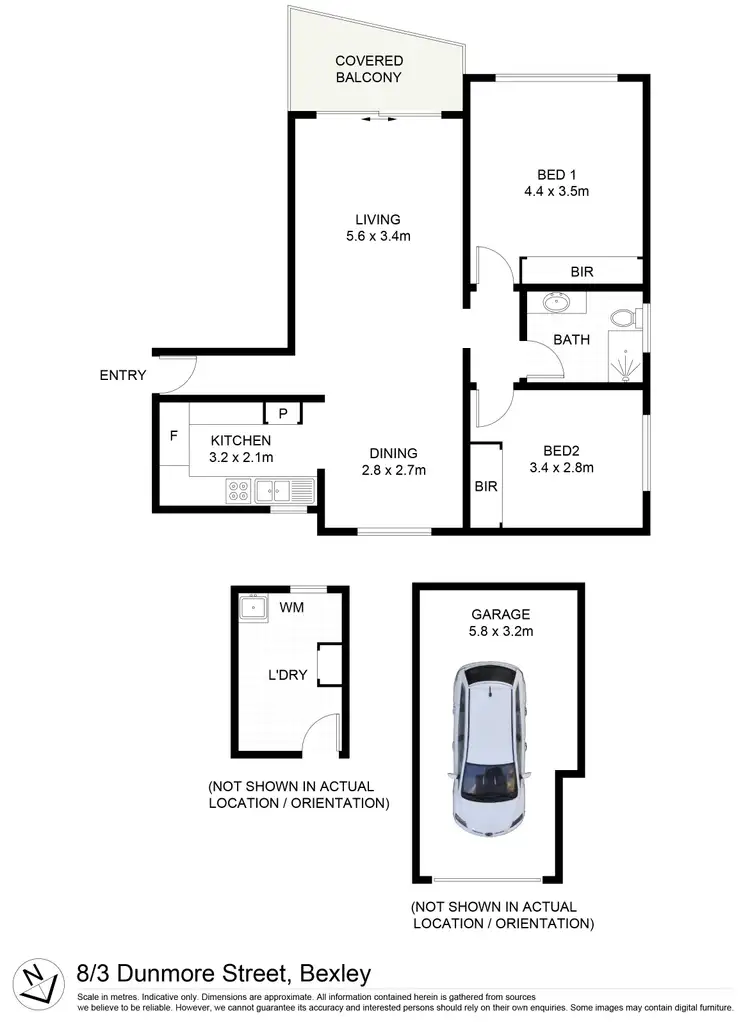 Floorplan of Homely apartment listing, 8/3-7 Dunmore Street, Bexley NSW 2207