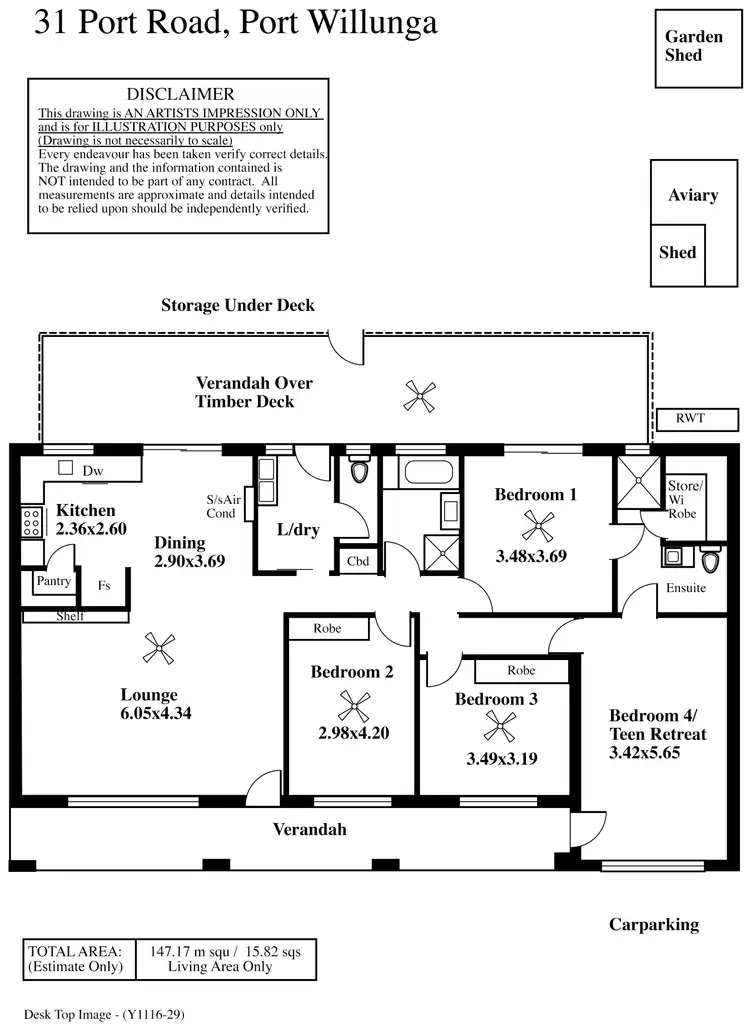 Floorplan of Homely house listing, 31 Port Road, Port Willunga SA 5173