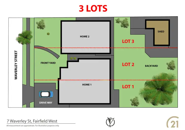 Floorplan of Homely house listing, 7 Waverley Street, Fairfield West NSW 2165