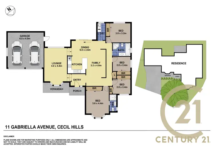 Floorplan of Homely house listing, 11B Gabriella Avenue, Cecil Hills NSW 2171