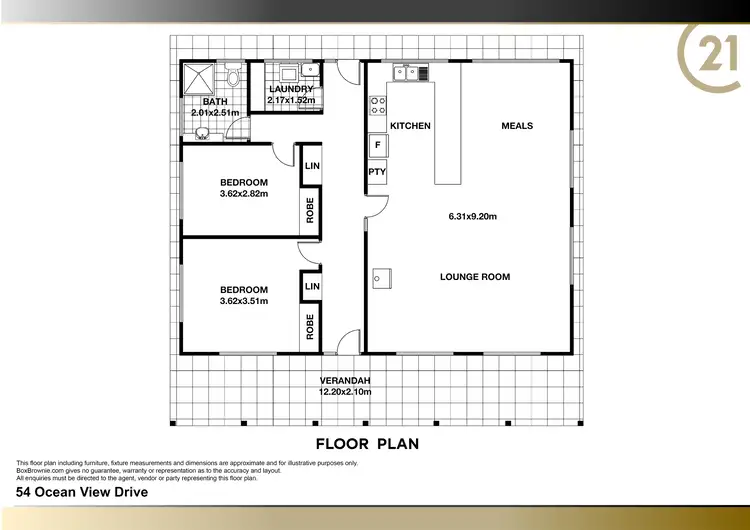 Floorplan of Homely house listing, 54 Ocean View Drive, Nepean Bay SA 5223