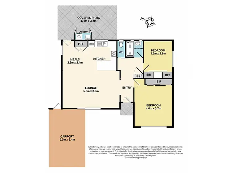 Floorplan of Homely unit listing, 11 Hadkinson Street, Clayton South VIC 3169