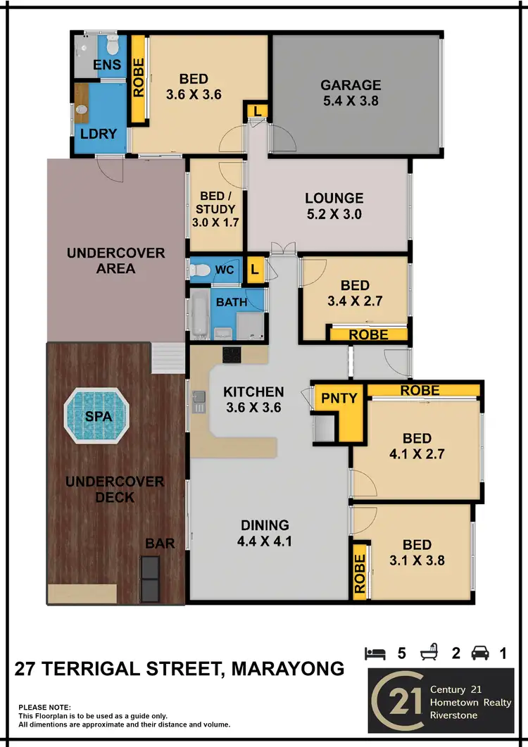 Floorplan of Homely house listing, 27 TERRIGAL STREET, Marayong NSW 2148