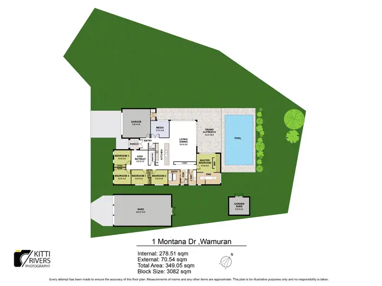 Floorplan of Homely rural property listing, 1-5 Montana Drive, Wamuran QLD 4512
