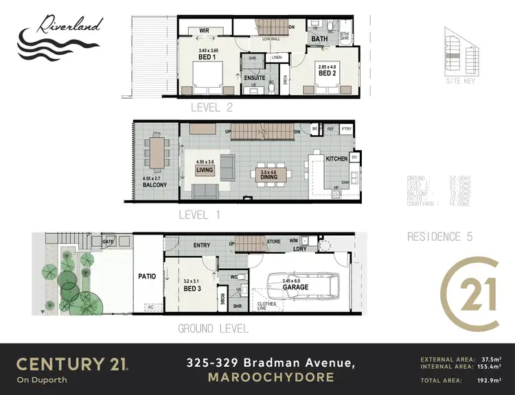 Floorplan of Homely townhouse listing, 5/327 Bradman Avenue, Maroochydore QLD 4558