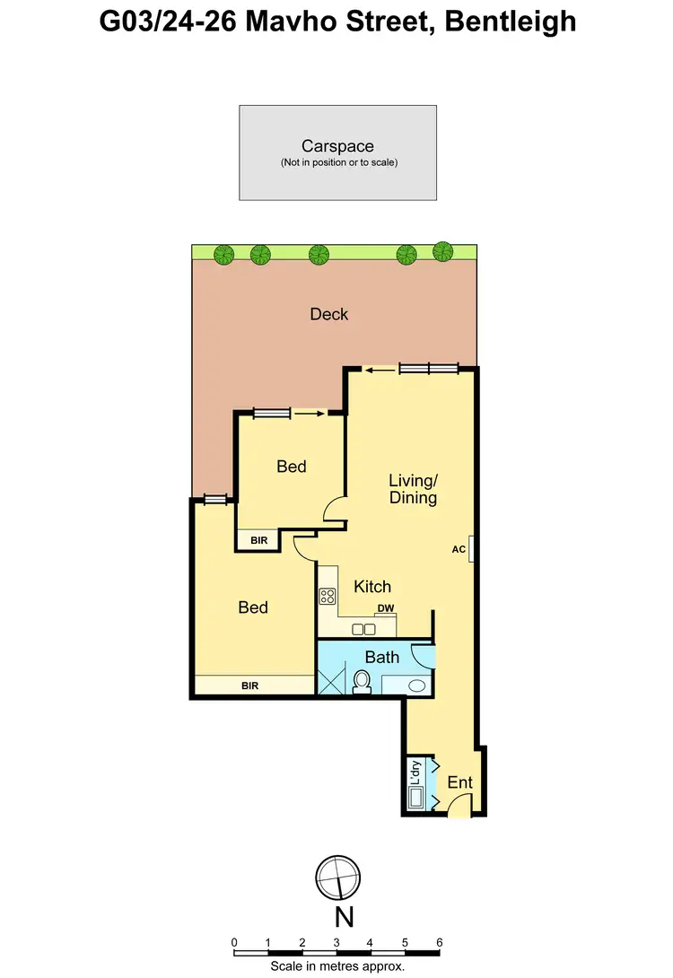Floorplan of Homely apartment listing, G03/24-26 Mavho Street, Bentleigh VIC 3204