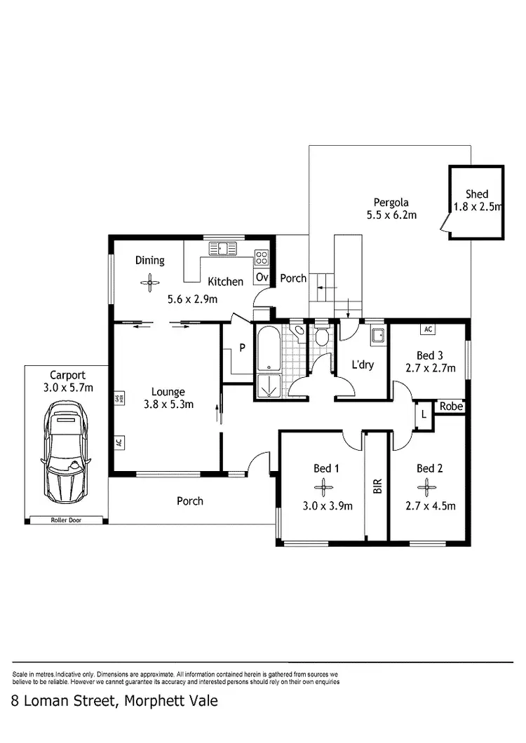 Floorplan of Homely house listing, 8 Loman Street, Morphett Vale SA 5162
