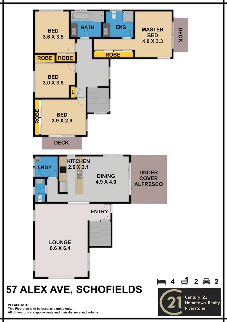 Floorplan of Homely house listing, 57 Alex Avenue, Schofields NSW 2762