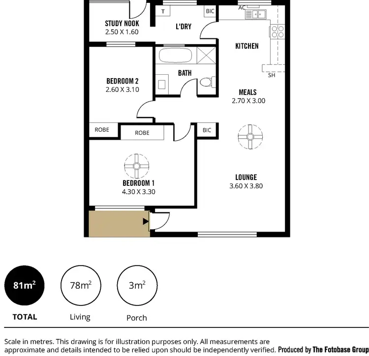 Floorplan of Homely unit listing, 12/1 Mavis Avenue, South Plympton SA 5038