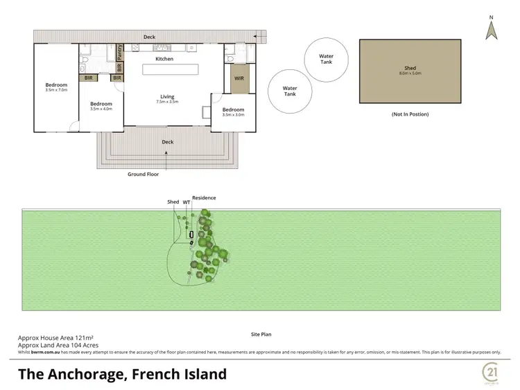 Floorplan of Homely house listing, 89 The Anchorage, French Island VIC 3921