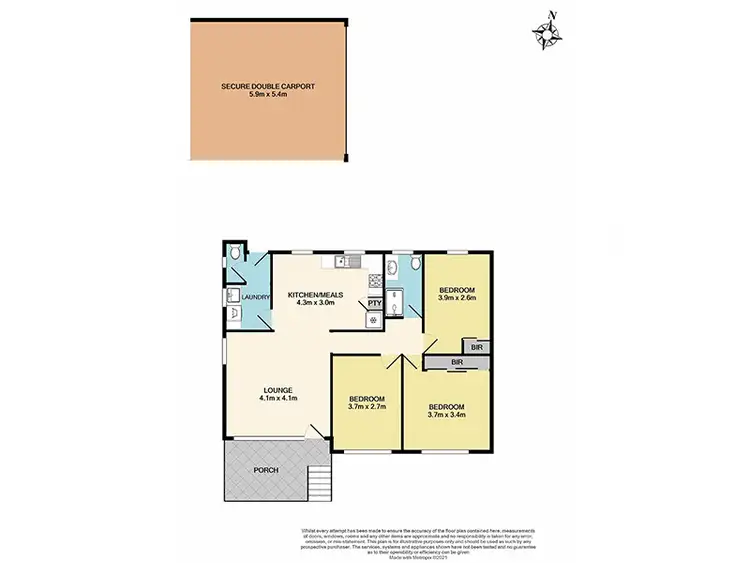 Floorplan of Homely unit listing, 28 Sheoak Street, Doveton VIC 3177