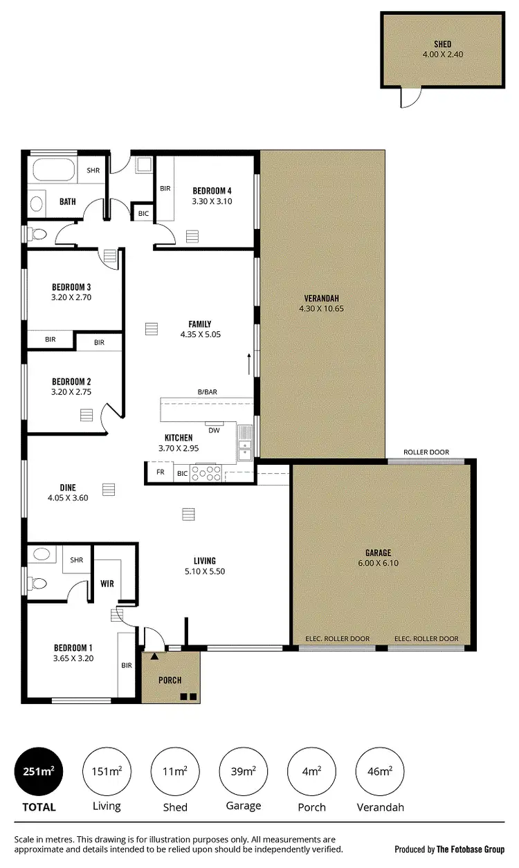 Floorplan of Homely house listing, 10 Mansfield Street, Noarlunga Downs SA 5168