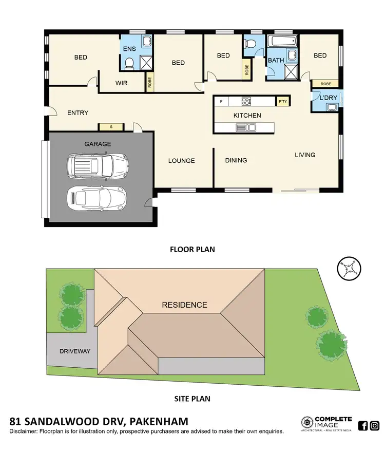 Floorplan of Homely house listing, 81 Sandalwood Drive, Pakenham VIC 3810