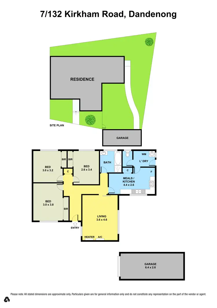 Floorplan of Homely unit listing, 7/132 Kirkham Road, Dandenong VIC 3175