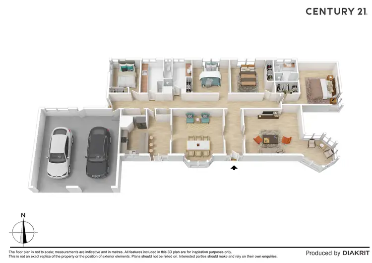 Floorplan of Homely house listing, 23 Rutley Crescent, Echuca VIC 3564