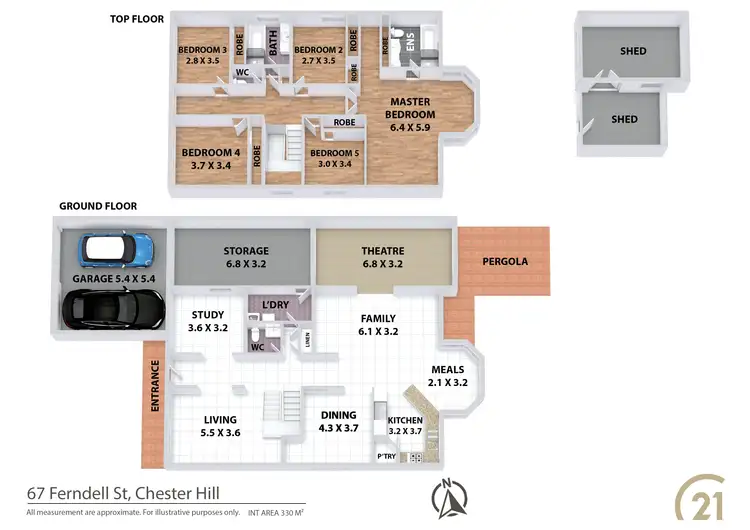 Floorplan of Homely house listing, 67 Ferndell Street, Chester Hill NSW 2162