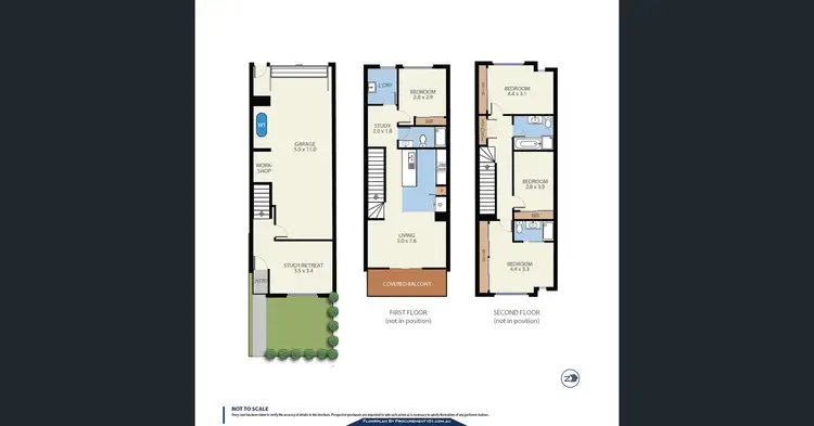 Floorplan of Homely townhouse listing, 62 Quarter Circuit, Springvale VIC 3171