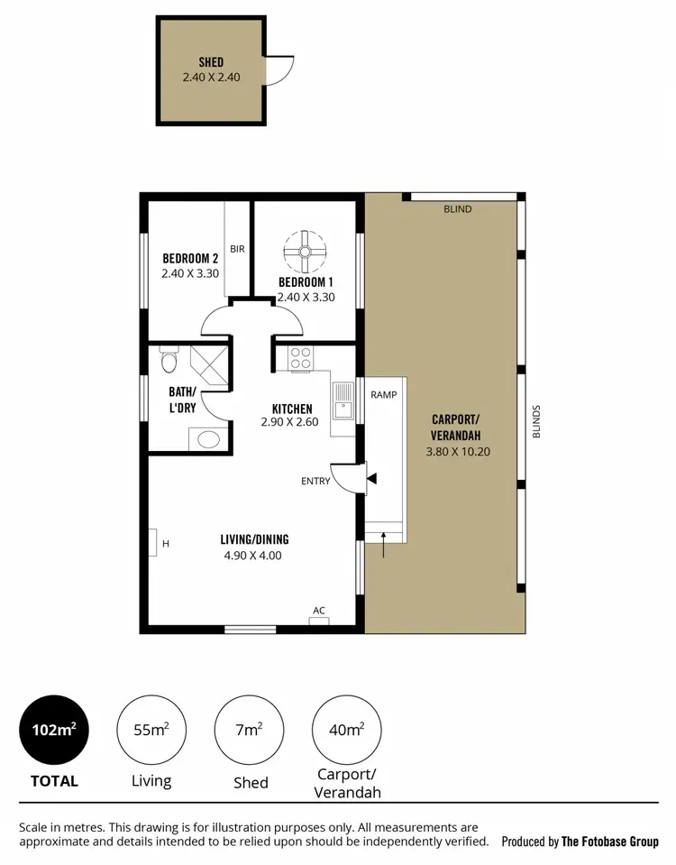 Floorplan of Homely house listing, Site 61 Woodcroft Park, Woodcroft SA 5162