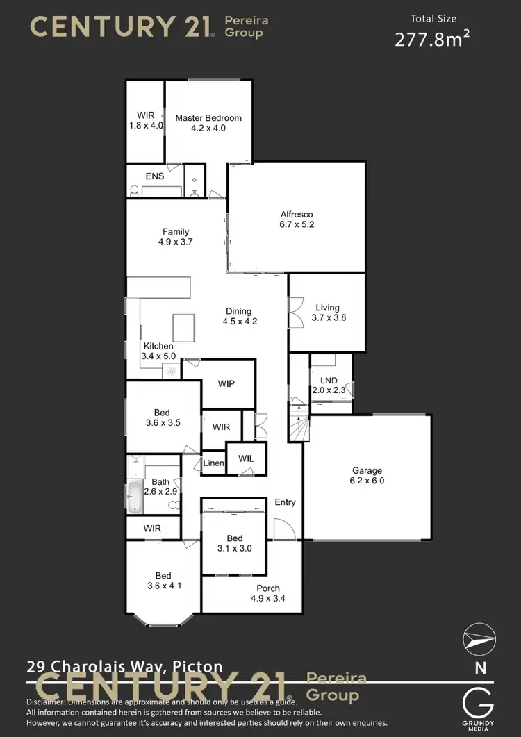 Floorplan of Homely house listing, 29 Charolais Way, Picton NSW 2571