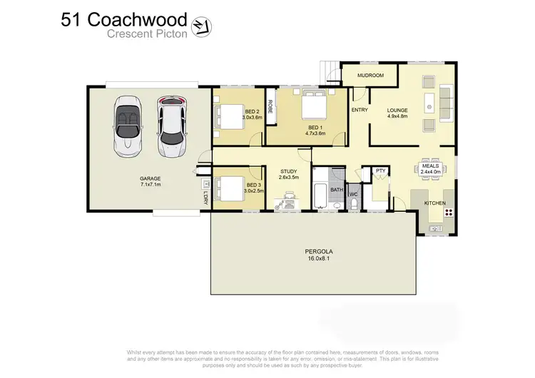 Floorplan of Homely house listing, 51 Coachwood Crescent, Picton NSW 2571