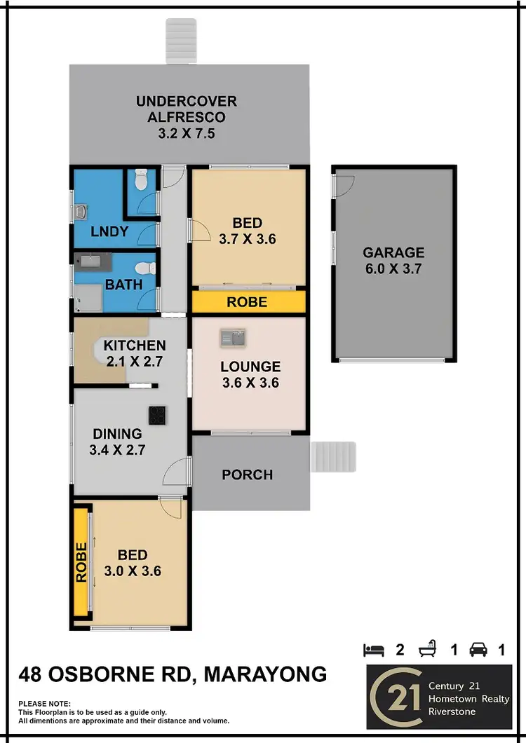 Floorplan of Homely house listing, 48 Osborne Road, Marayong NSW 2148