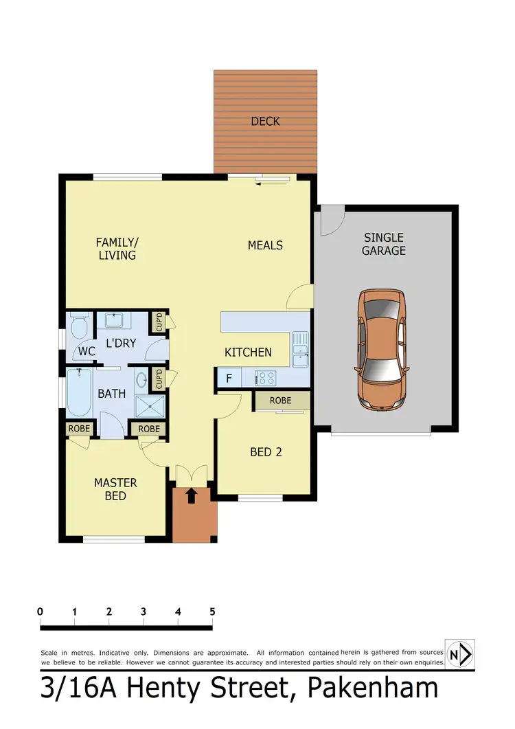 Floorplan of Homely unit listing, 3/16A Henty Street, Pakenham VIC 3810