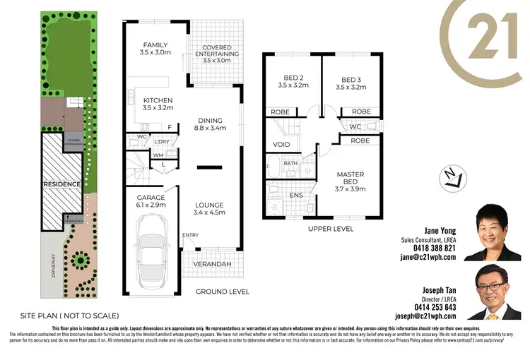 Floorplan of Homely semi-detached listing, 23A Bowen Close, Cherrybrook NSW 2126