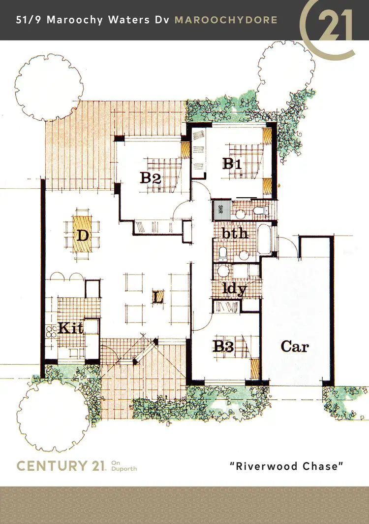 Floorplan of Homely unit listing, 51/9 Maroochy Waters Drive, Maroochydore QLD 4558