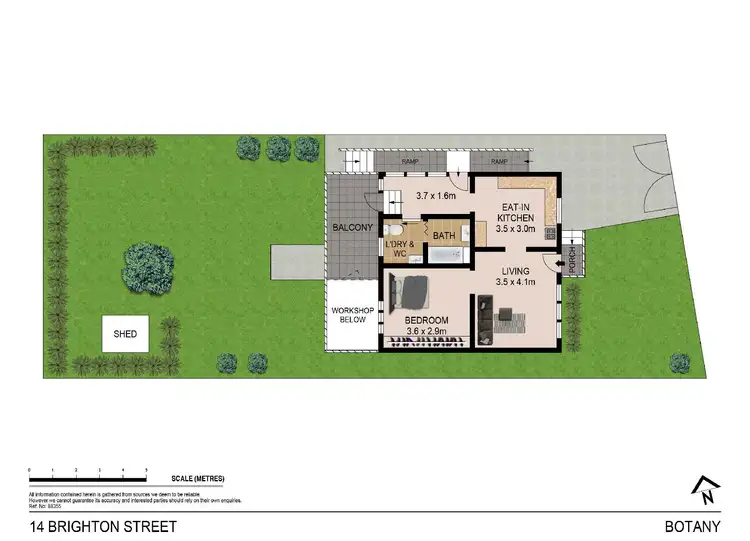 Floorplan of Homely house listing, 14 Brighton Street, Botany NSW 2019