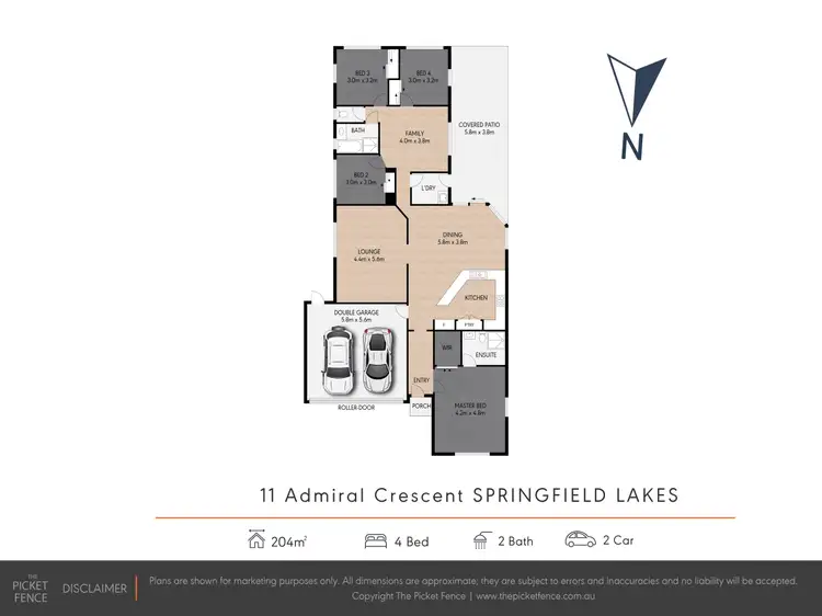 Floorplan of Homely house listing, 11 Admiral Crescent, Springfield Lakes QLD 4300