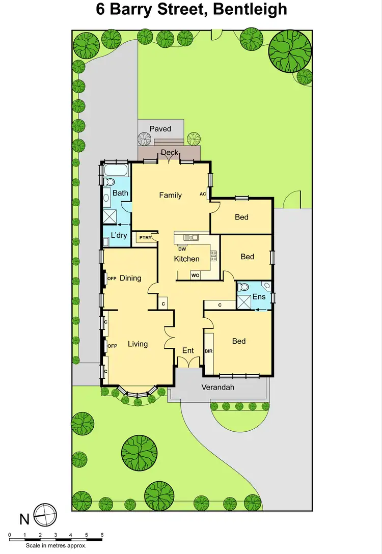 Floorplan of Homely house listing, 6 Barry Street, Bentleigh VIC 3204