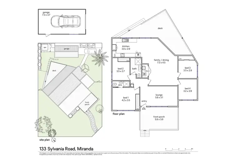 Floorplan of Homely house listing, 133 Sylvania Road, Miranda NSW 2228