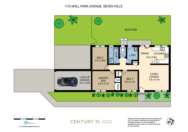 Floorplan of Homely house listing, 1/13 Wall Park Avenue, Seven Hills NSW 2147