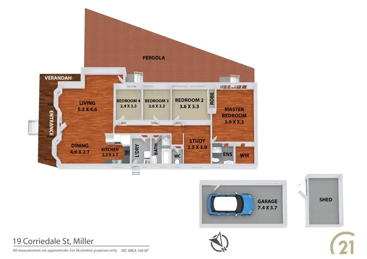 Floorplan of Homely house listing, 19 Corriedale Street, Miller NSW 2168