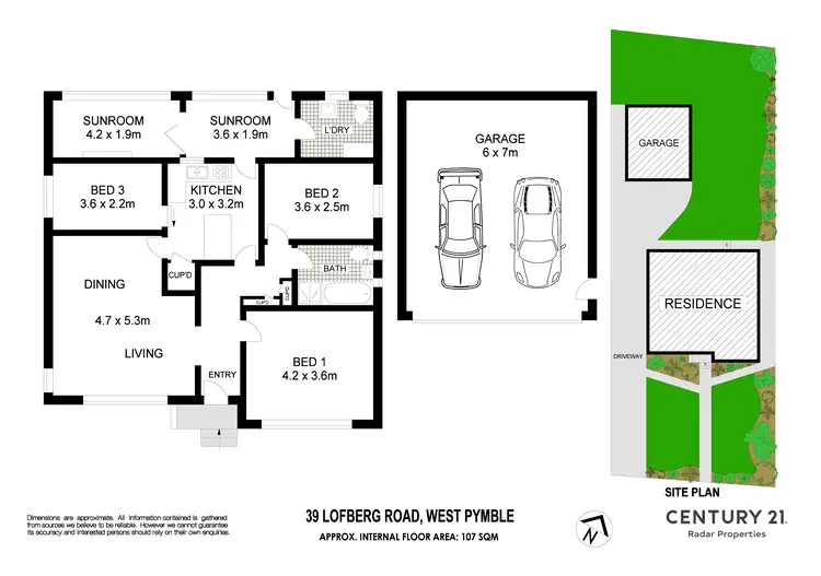 Floorplan of Homely house listing, 39 Lofberg Road, West Pymble NSW 2073