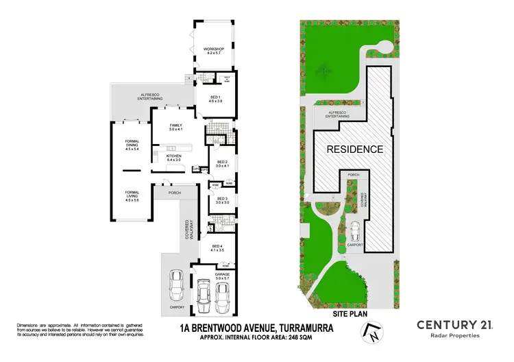 Floorplan of Homely house listing, 1A Brentwood Avenue, Turramurra NSW 2074