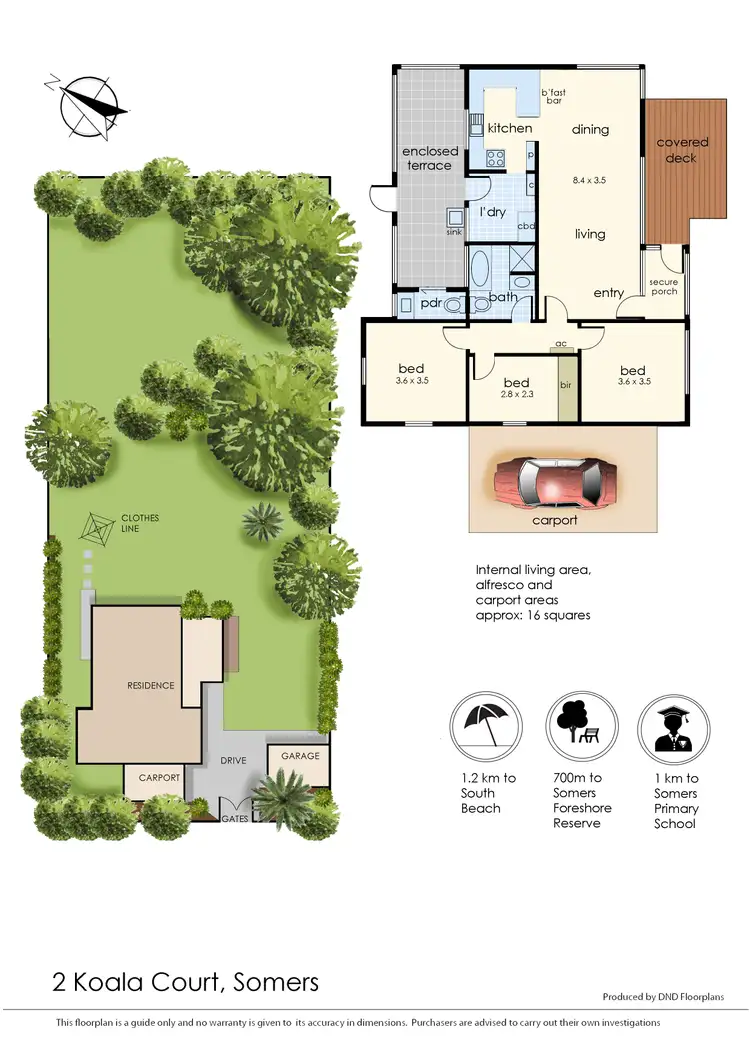 Floorplan of Homely house listing, 2 Koala Court, Somers VIC 3927