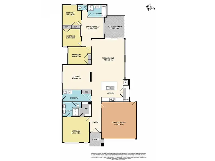 Floorplan of Homely house listing, 43 Peridot Avenue, Officer VIC 3809