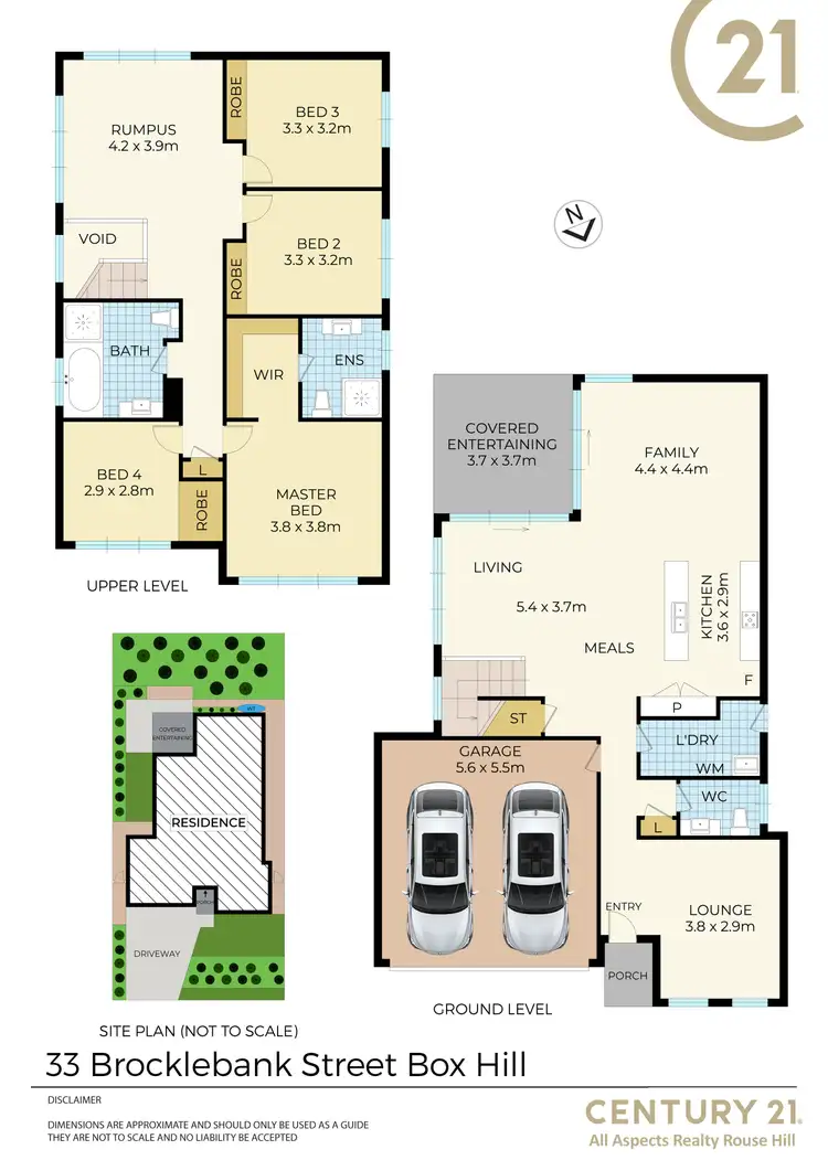 Floorplan of Homely house listing, 33 Brocklebank Street, Box Hill NSW 2765