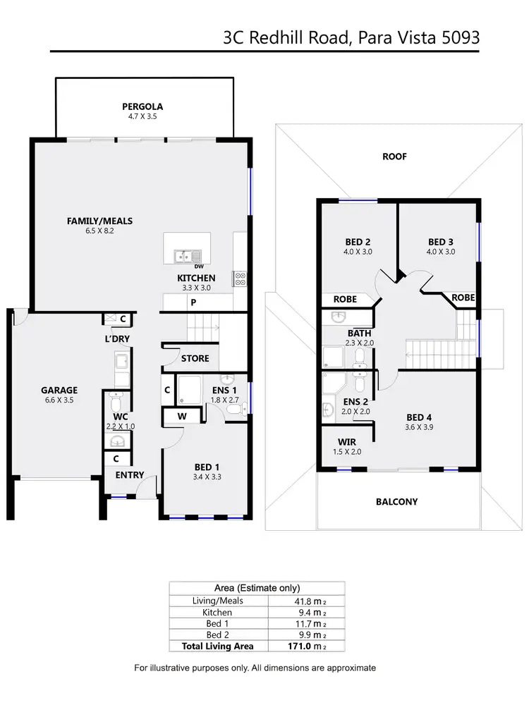 Floorplan of Homely house listing, 3c Redhill Rd, Ingle Farm SA 5098