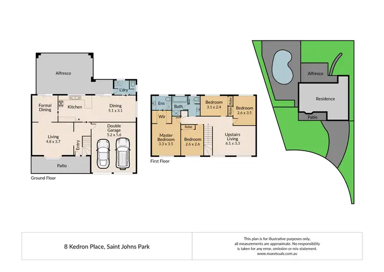 Floorplan of Homely house listing, 8 Kedron Place, St Johns Park NSW 2176