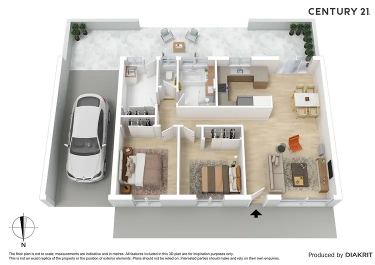 Floorplan of Homely house listing, 1/7 Minor Street, Echuca VIC 3564