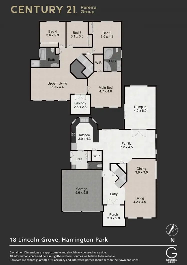 Floorplan of Homely house listing, 18 Lincoln Grove, Harrington Park NSW 2567