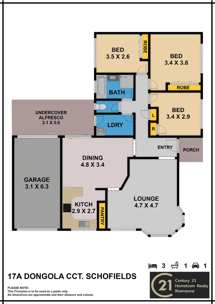 Floorplan of Homely house listing, 17a Dongola Circuit, Schofields NSW 2762