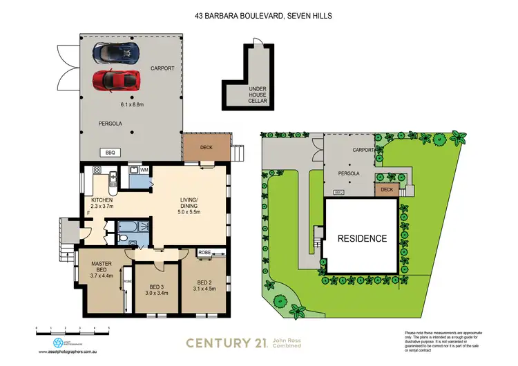 Floorplan of Homely house listing, 43 Barbara Boulevard, Seven Hills NSW 2147