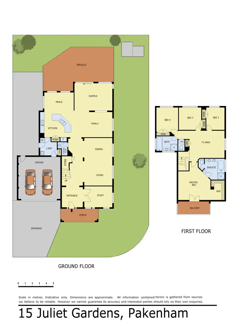 Floorplan of Homely house listing, 15 Juliet Gardens, Pakenham VIC 3810