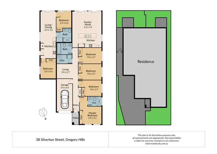 Floorplan of Homely house listing, 38 Silverton Street, Gregory Hills NSW 2557