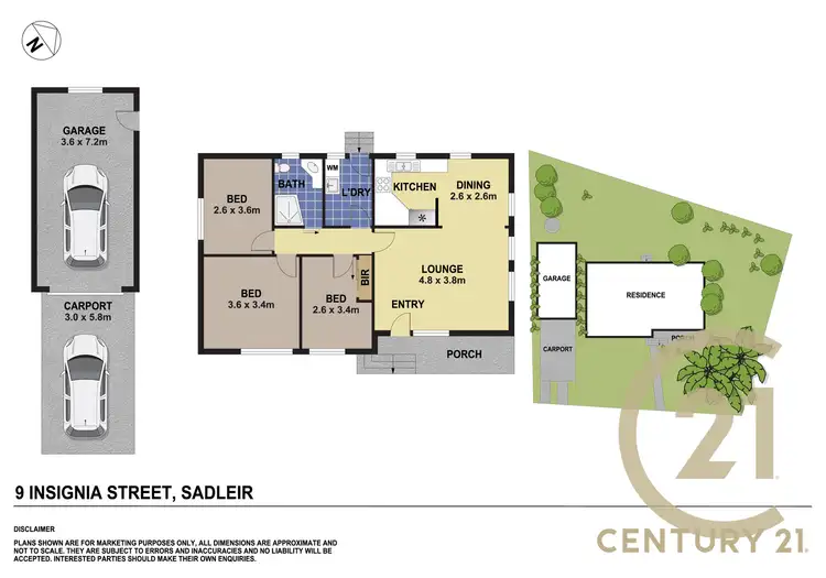 Floorplan of Homely house listing, 9 Insignia Street, Sadleir NSW 2168
