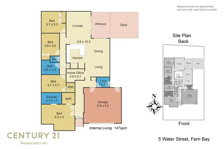 Floorplan of Homely house listing, 5 Water Street, Fern Bay NSW 2295